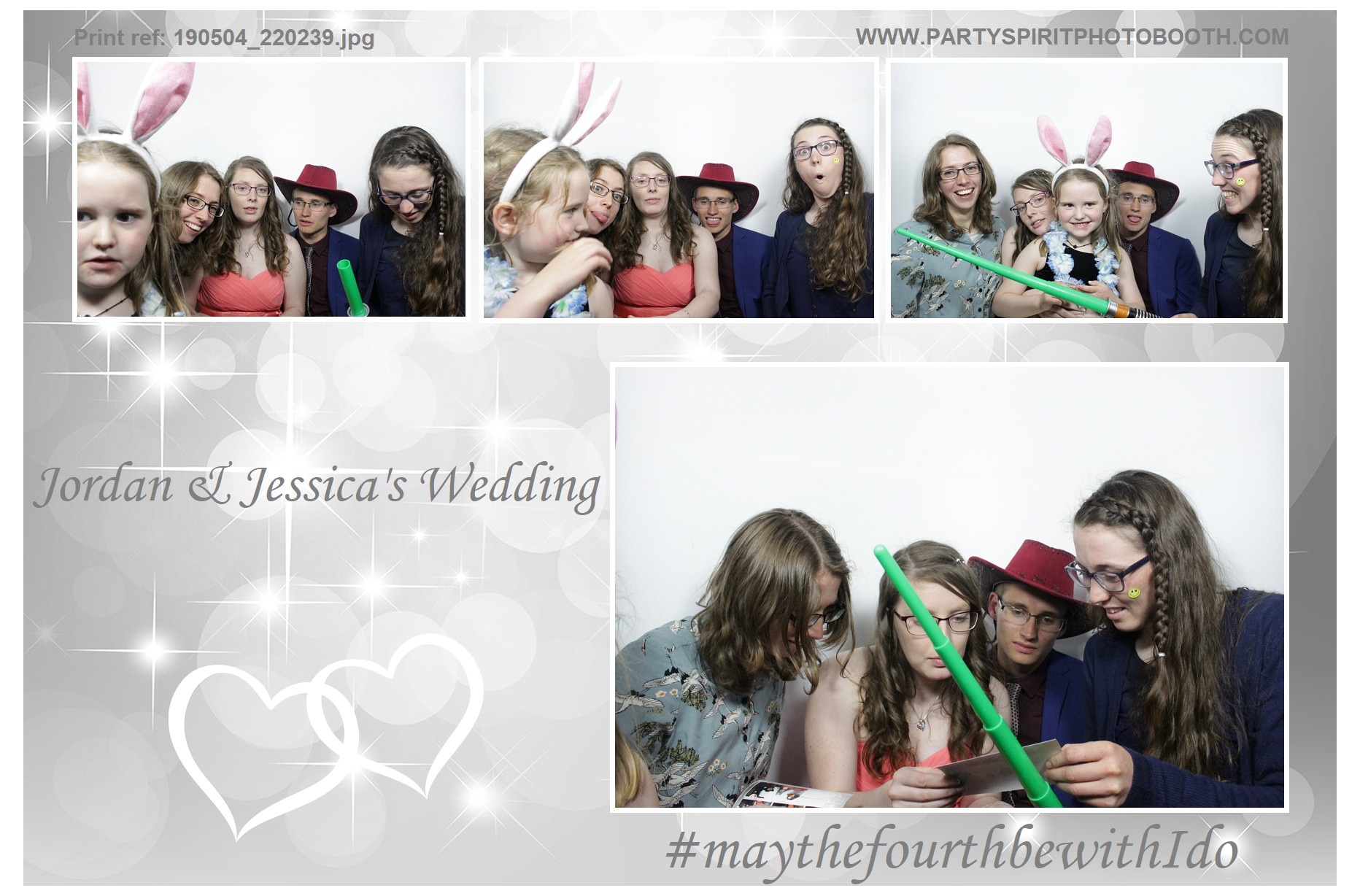 Jordan and Jessica's Wedding | View more photos from the event at gallery.partyspiritphotobooth.com/u/PartySpiritPhotoBooth/Jordan-and-Jessicas-Wedding